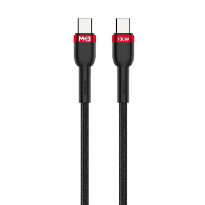 MKB C101 Braided 100W TYPE-C To TYPE-C Cable
